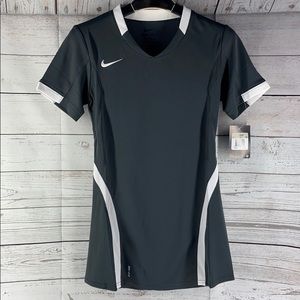 Nike Grey White Dri-Fit short sleeve T-shirt